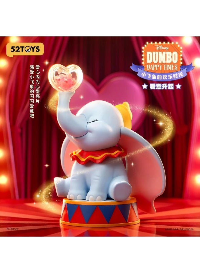 52TOYS صندوق مفاجآت: لعبة ديزني الأوقات السعيدة لدامبو، قطعة واحدة عشوائية، مجسم فيل طائر لطيف - Image 1